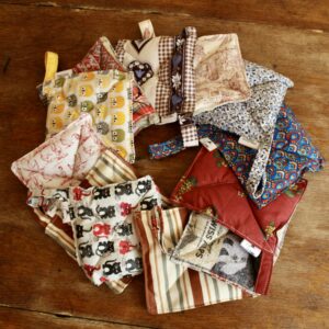 🔲 Manique carrée en laine